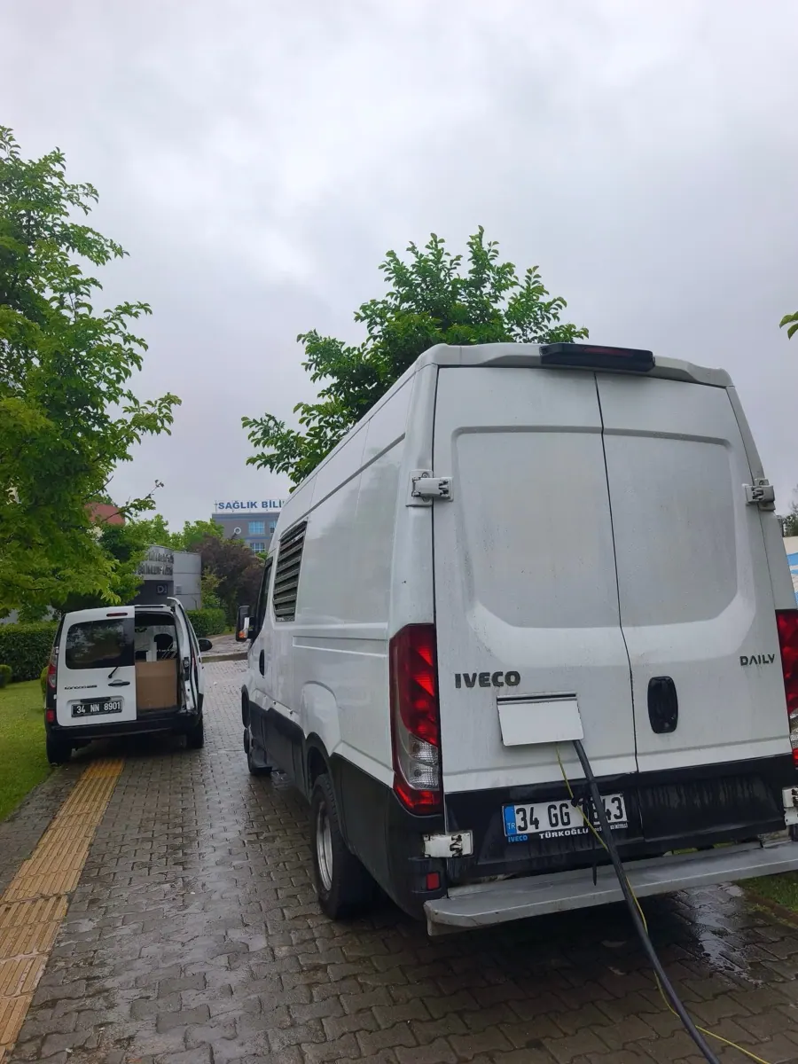 Kağıthane bölgesinde Proks mobil jeneratör sahası